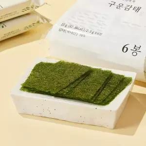 [바다숲][무료배송] 한입에 쏙 생감태 구운감태 택 1 도시락 감태