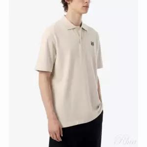 메종키츠네 26SS 그레이 폭스 헤드 컴포트 폴로 PM00210KP0001 0447 티셔츠