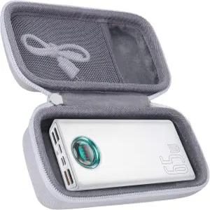 baseus 30000mAh 65W 휴대용 노트북 충전기 고속 충전 배터리 팩 화이트 케이스용 co2CREA 하드 교체