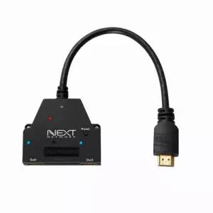 이지넷 HDMI 1:2 모니터 분배기(NEXT-0102SPC)