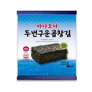 바다모아 단맛이 나는 무조미 두번 구운 곱창김 10매, 10봉