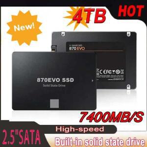 4TB 솔리드 스테이트 디스크 SSD 870 EVO 1TB 2TB 내장형 HDD 하드 드라이브 Sata3 2.5인치 노트북 마이크