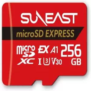 SUNEAST 마이크로SD Express 메모리 카드 256GB 최대 890MB/s 읽기 쓰기 스위치 호환용 2 게임용 고속