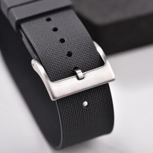 원피스 실리콘 시계줄 20mm 21mm 22mm 튜더/오메가/IWC/세이코 벨트용 부드러운 고무 시계줄 밀리터리 다