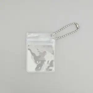 투명 지퍼백 볼체인 키링 만들기 DIY 세트 10개입 5x7