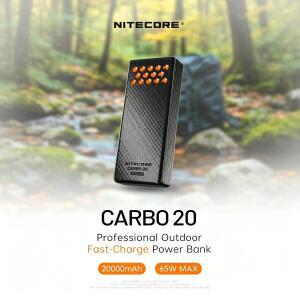 NITECORE CARBO 20 20000mAh 카본 모바일 보조 배터리 전문 야외용 고속 충전