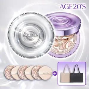 여름한정판AGE20S 아이스에디션 에센스팩트 기본구성(본품2+리필3+메쉬백)SPF50+ PA++++