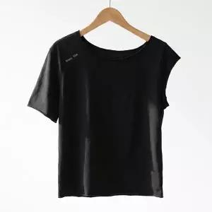 마뗑킴 어시메트릭 오프 숄더 탑 MK2634TS008MBB