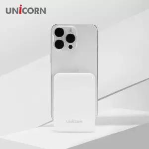 (유니콘)휴대용 도킹 흡착식 미니 보조배터리 일체형식 일체형 용배터리 가벼운 슬림형 소형 초소형