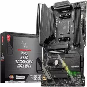 MSI MAG B550 토마호크 MAX WiFi 게이밍 마더보드(AMD Ryzen 5000 시리즈 AM4 DDR4 PCIe 4.0 SATA 6Gb/s