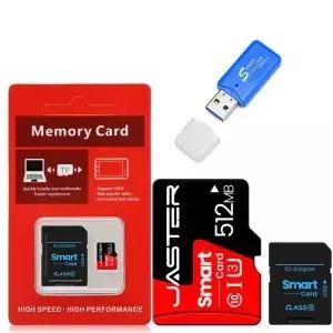 스마트 SD 카드 512MB 클래스 10 고속 미니 휴대폰 및 카메라용 실제 용량 메모리