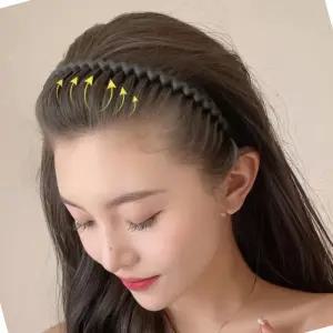 세모소 세안할때잔머리고정 깔끔한헤어스타일링 흘러내림없는 긴빗살머리띠