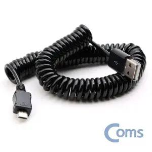 스프링케이블 변환케이블 변환젠더 전선 충전 데이터 마이크로 USB