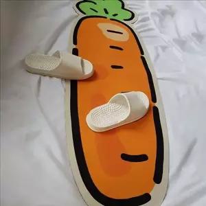 [골드스마일]논슬립 당근 주방 매트 디자인 규조토 발 매트 싱크대 부엌