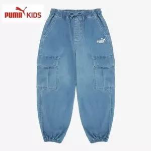 [푸마]키즈 카고 데님 조거팬츠 PK51DP302 LE1221005799