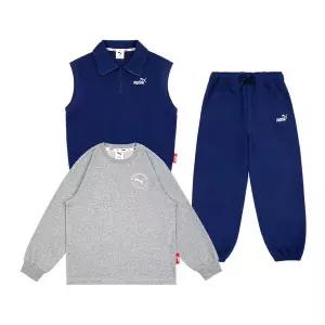 [푸마]키즈 카라 베스트 3PCS 세트 PK53OS305 5425362