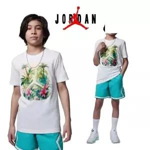 [나이키]키즈 키즈 주니어 풀사이드 그래픽 반팔티 N252TS349P LE1221436046
