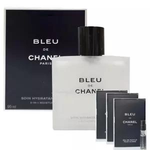 샤넬 블루 드 샤넬 애프터 쉐이브 모이스춰라이저(에멀전) 90ml+블루오드퍼품1.5ml3개