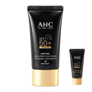 [하프클럽/에이에이치씨]AHC 마스터즈 선크림 아쿠아리치 썬크림 60ml 1개 10ml