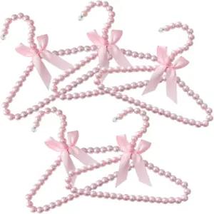 HEALSOPTHY 신생아용 행거 소형 진주 옷걸이 플라스틱 소재 발수 처리 옷장용 베이비 옷 정리 반려동물