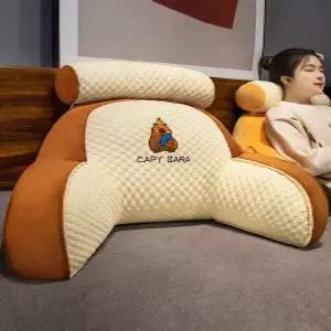 여름 아이스빈 쿨 쿠션 허리받침대 임산부 소파 독서용 대형 등받이 베개