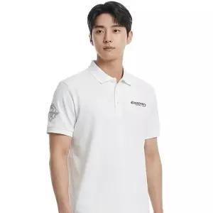 디스커버리 남성 소매로고 카라티셔츠 DMTS73043-CRS