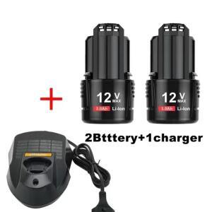 Bosch 호환 BAT411 충전식 배터리 10.8V/12V 3000mah 리튬 이온 D-70745GOP 2607336014 PS20-2