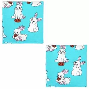 데일리라이크 예쁜 아기 유아 손수건 cookie bunny 2P