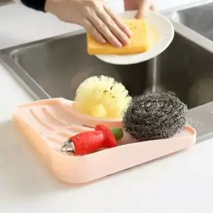 수세미 흡착대 거치대 스폰지 홀더 수세미홀더 수세미받침 수세미통 흡착식수세미거치대