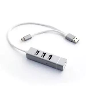 멀티포트 usb 허브 휴대용 otg 허브 스마트폰 노트북 태블릿 젠더