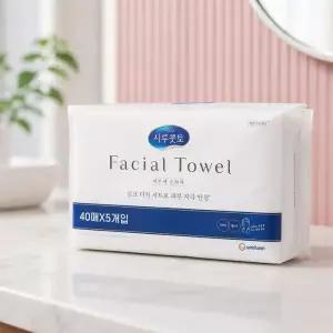 시루콧토 페이셜 타월 40매 X 5개입 코스트코 잡화마켓2606