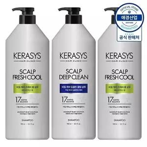 [애경]케라시스 클리닉 두피 비듬케어 샴푸 980ml ,3개