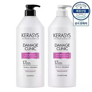 [애경]케라시스 클리닉 단백질 샴푸/린스 980ml ,2개