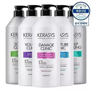 [애경]케라시스 클리닉 단백질 샴푸/린스 980ml ,5개