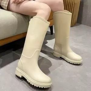 [오르토]데일리 부츠 2컬러 높은 장마 부츠 2컬러 고무 장화 방수