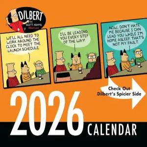 딜버트 데일리 데스크 캘린더 2026 에디션 아담스 작성