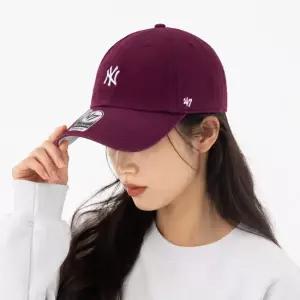 47브랜드 B-BSRNR17GWS-CA 클린업 NY 뉴욕 양키스 스몰 로고 볼캡
