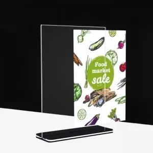 [mbfkdt66]T자 POP 메뉴판 투명 스탠드 식당 카페