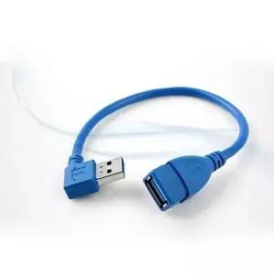 [COMS]고품질 coms USB 3.0 젠더-연장A(M F) Short 케이블 우향90도 젠더케이블 USB젠더케이블 USB젠더 WF