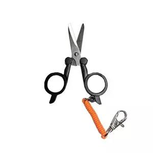 삼덕 접이식 미니 낚시 포켓가위 스프링 붕어고리-WFO748P