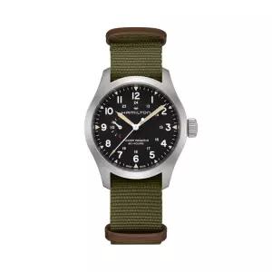 H69509930 카키필드 남성 나토밴드 메커니컬 40mm