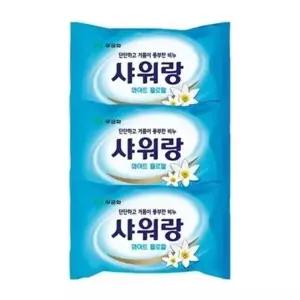 무궁화 샤워랑 비누 화이트 플로럴향 3입 세안 샤워 바디-WFO45CW