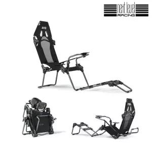 [넥스트레벨레이싱] F-GT Lite Cockpit GREY EDITION 접이식 레이싱휠 시트 (NLR-S015GR) SSG