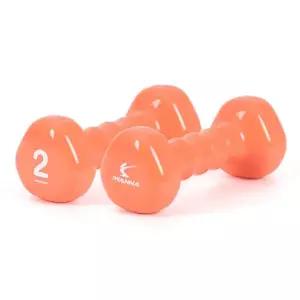 아이워너 아령 PVC 삼각아령 2kg 단품1개 삼각 단품 1개 밀키 밀키오
