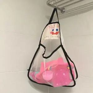 다용도 걸이식 메쉬 욕실 장난감 세탁물 수납망