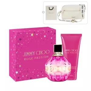 [지미추][쇼핑백/숄더백] 지미추 로즈 패션 EDP 60ml 세트(향수 60ml+바디로션 100ml)