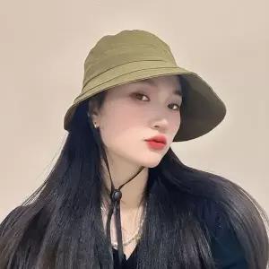 [하프클럽/]편안한 밴딩 데일리 벙거지 모자 카키브라운 스트랩 조절 햇