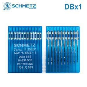 100개입 DBX1 SES 슈메츠 바늘  산업용 싱글 니들 록스티치 재봉틀 287WH 1738(A) 14:25EB1 16X231 용