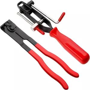 BWWND 2 PCS CV 조인트 부트 클램프 플라이어 진공 호스 클램핑용 헤비 듀티 이어 밴딩 도구 키트 대부분의