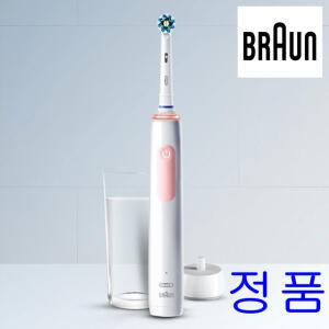 무 브라운 오랄비 전동칫솔 PRO2500 충전식 3D 핑크 성인용 정품